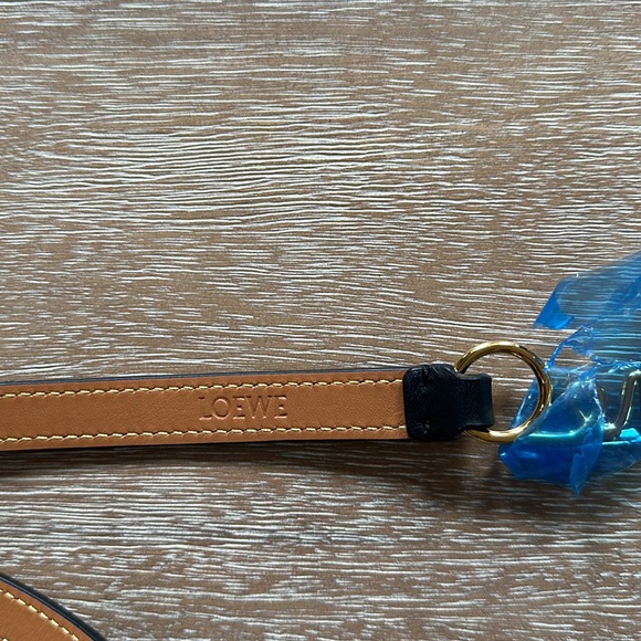 Loewe Word Belt Black Gold Size 95 - Picture 9 of 9